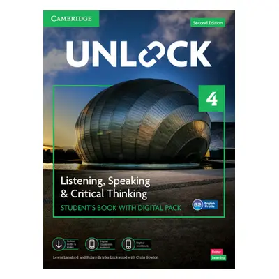 "Unlock Level 4 Listening, Speaking and Critical Thinking Student's Book with Digital Pack [With