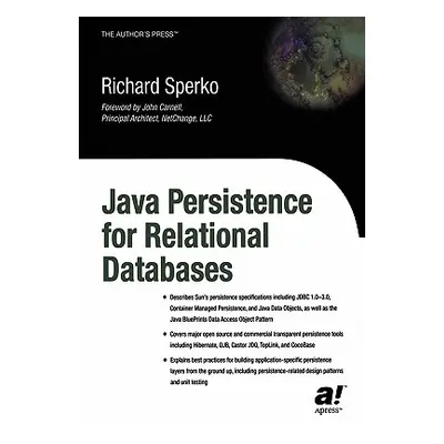 "Java Persistence for Relational Databases" - "" ("Sperko Richard")