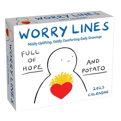 "A Worry Lines 2025 Day-To-Day Calendar: Mildly Uplifting Oddly Comforting Daily Drawings" - "" 