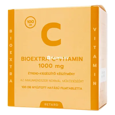 Bioextra C-vitamin 1000 mcg retard tabletta 100 db