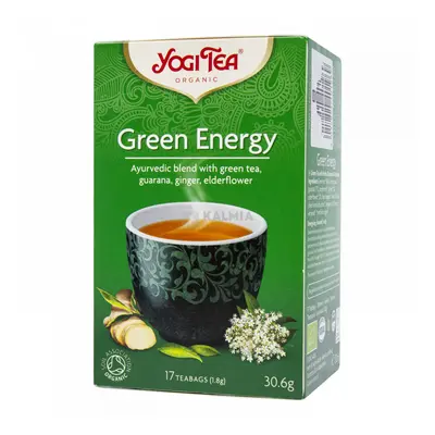 Yogi Tea Bio Energizáló zöld tea 17 db