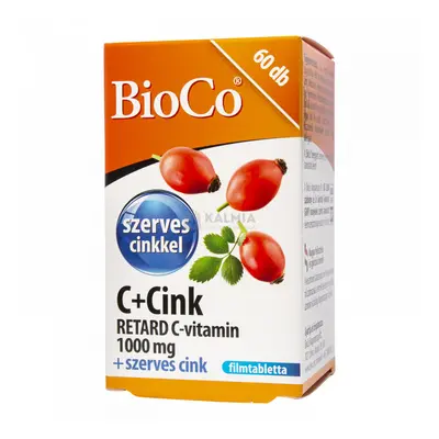 BioCo C+Cink retard C-vitamin 1000 mg filmtabletta 60 db