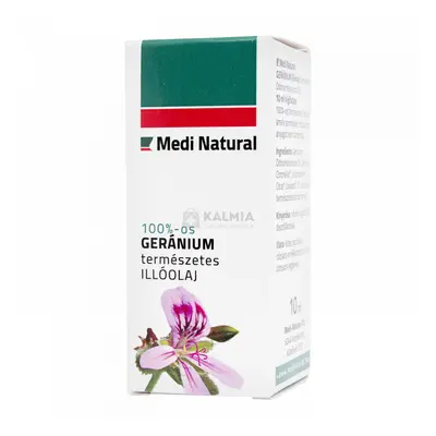 MediNatural geránium 100% illóolaj 10 ml