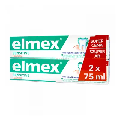 Elmex Sensitive fogkrém 2 x 75 ml duopack