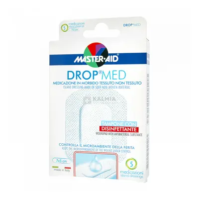 Master-Aid Drop Med extra vastag gézpárna 5 cm x 7 cm 5 db