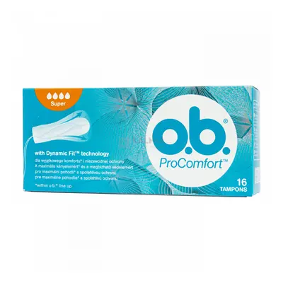 O.b. ProComfort Super tampon 16 db