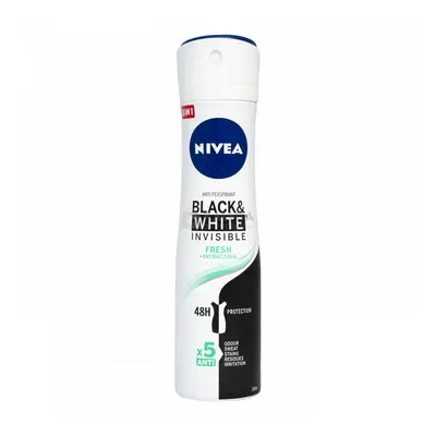 Nivea Black & White Invisible Fresh deo spray 150 ml