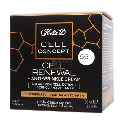 Helia-D Cell Concept sejtmegújító ránctalanító éjszakai krém 55+ 50 ml