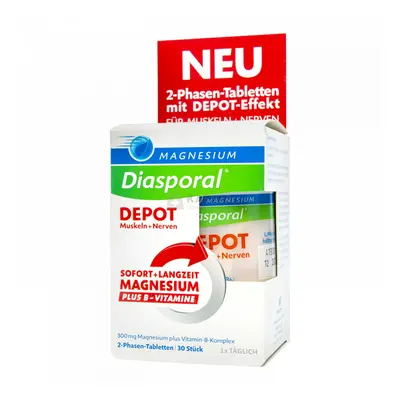 Magnesium Diasporal Depot izom+idegrendszer tabletta 30 db