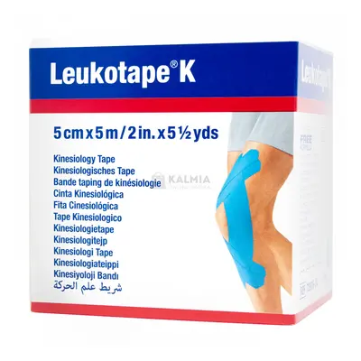 Leukotape 5 cm x 5 m világoskék kineziológiai tapasz