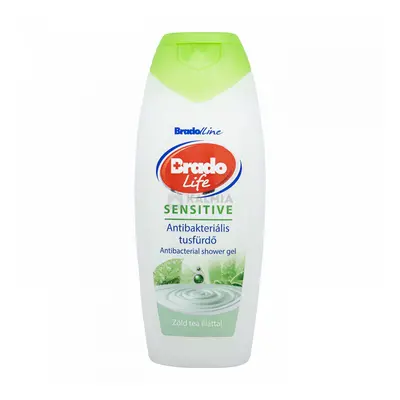 Bradolife Sensitive antibakteriális tusfürdő 400 ml