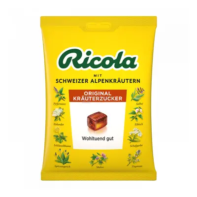 Ricola Original Herb gyógynövényes cukorka (zacskós) 75 g