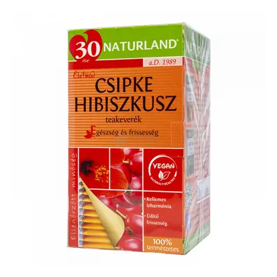 Naturland Csipke hibiszkusz teakeverék 20 x 3 g