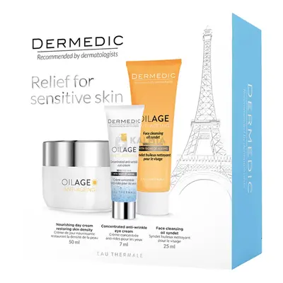 Dermedic Oilage Anti-aging arcápoló csomag 50+25+7 ml