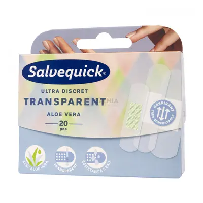 Salvequick átlátszó aloés sebtapasz 20 db