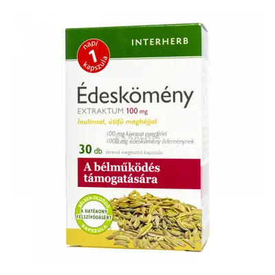 Interherb "Napi 1" kapszula Édeskömény extraktum 100 mg kapszula 30 db