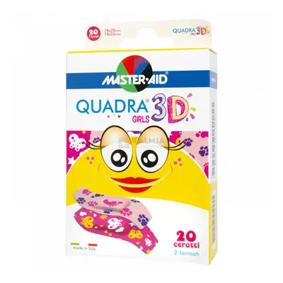 Master-Aid Quadra 3D girls sebtapasz 20 db