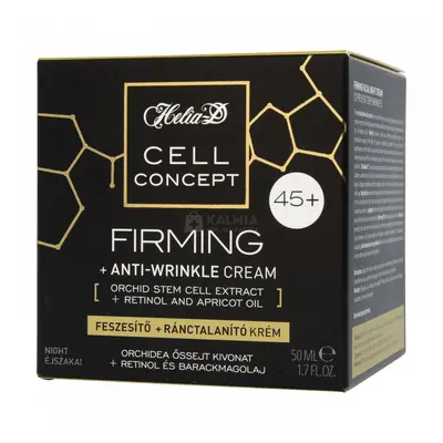 Helia-D Cell Concept feszesítő és ránctalanító éjszakai arckrém 45+ 50 ml