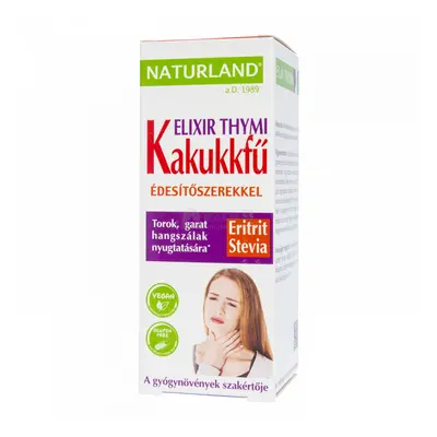 Naturland Kakukkfű folyékony étrend-kiegészítő édesítőszerekkel 150 ml