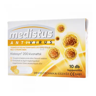 Medistus antivirus mézes-citromos lágypasztilla 10 db