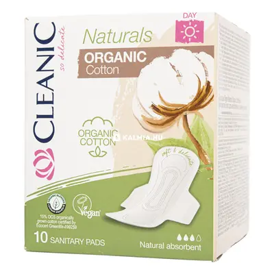 Cleanic Naturals Organic Cotton nappali egészségügyi betét 10 db