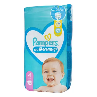 Pampers Active Baby 4 Maxi 9-14 kg pelenka 58 db