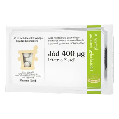 Pharma Nord jód 400 mcg tabletta 120 db