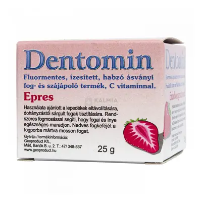 Dentomin-H habzó epres fogpor 25 g