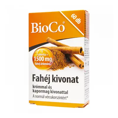 BioCo Fahéj kivonat tabletta 60 db