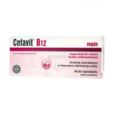 Cefavit B12 rágótabletta 60 db