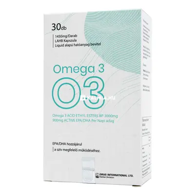 Bio Vitality Omega 3 lágyzselatin kapszula 30 db