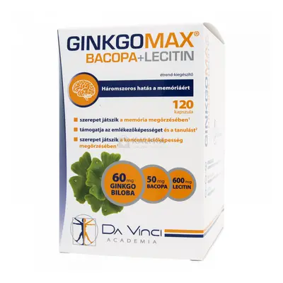 Ginkgomax Bacopa Lecitin lágy kapszula 120 db