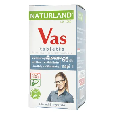 Naturland Vas tabletta 60 db