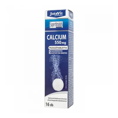 JutaVit Calcium 550 mg pezsgőtabletta 16 db