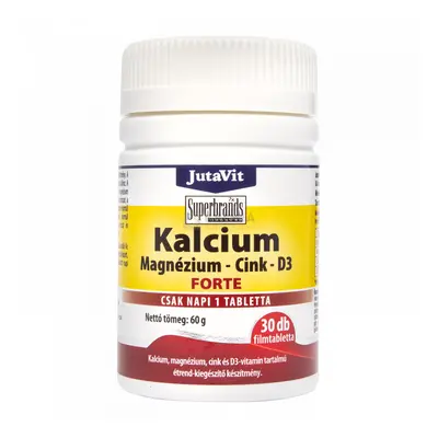 JutaVit Kalcium+Magnézium+Cink-D3-vitamin Forte tabletta 30 db