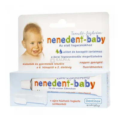 Nenedent-Baby Tanuló-fogkrém +fogkefe készlet 20 ml