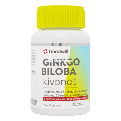 Goodwill Ginkgo biloba kivonat 120 mg kapszula 60 db