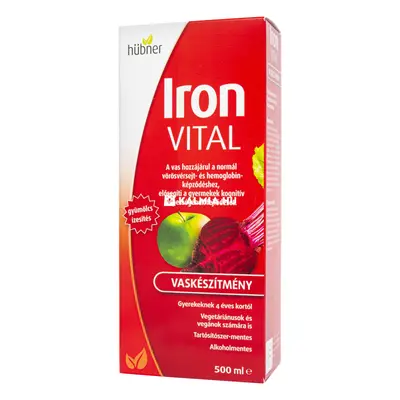 Hübner Iron Vital folyékony vaskészítmény 500 ml