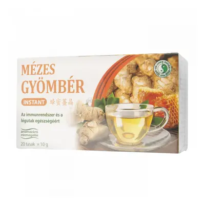 Dr. Chen instant mézes gyömbér tea 20 db 10 g filteres