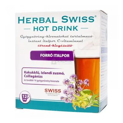 Herbal Swiss Hot Drink forró italpor 12 db