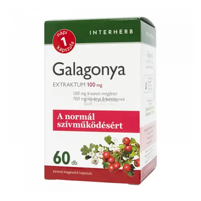 Interherb "Napi 1" Galagonya extraktum kapszula 60 db