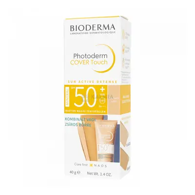 Bioderma Photoderm Cover touch mineral SPF50+ claire világos krém arcra 40 g