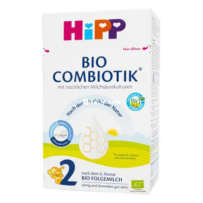 Hipp 2 Bio Combiotik tejalapú anyatej-kiegészítő tápszer 600 g