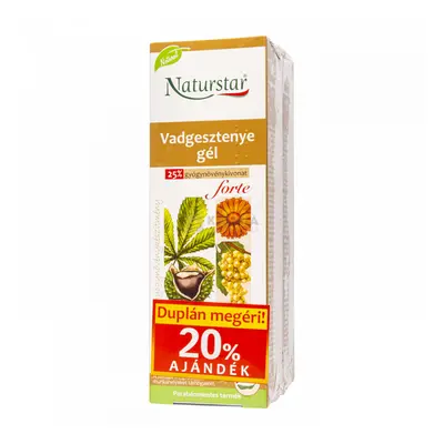 Naturstar Vadgesztenye gél Forte 2x60 ml