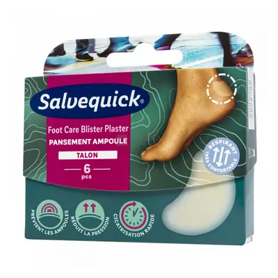 Salvequick hólyag és horzsolás tapasz sarokra 6 db