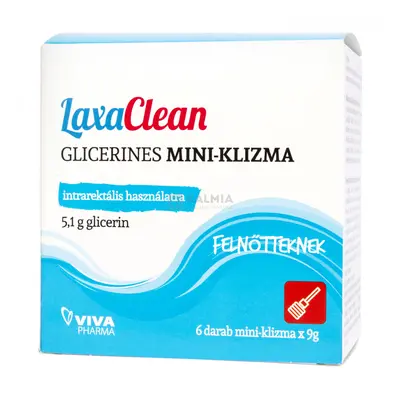 Laxaclean Glicerin Miniklizma Felnőtt 6 x 9 g