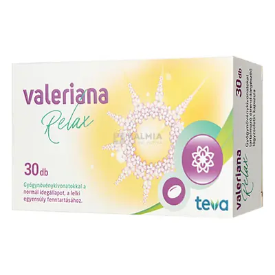 Valeriana Relax Növényi lágyzselatin kapszula 30 db