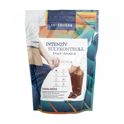 Interherb Intenzív súlykontroll csokoládéízű Diet Shake kollagénnel 528 g 16 adag