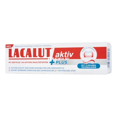 Lacalut aktiv Plus fogkrém 75 ml