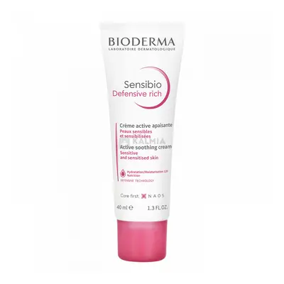 Bioderma Sensibio Defensive Rich nyugtató hatású krém 40 ml